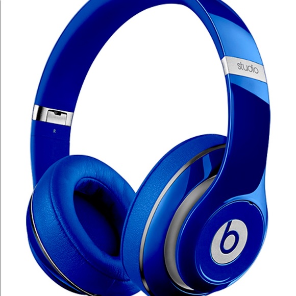 COPY - Beats by Dr. Dre Studio Wired Over-Ear Headphones - Blue - Picture 1 of 6